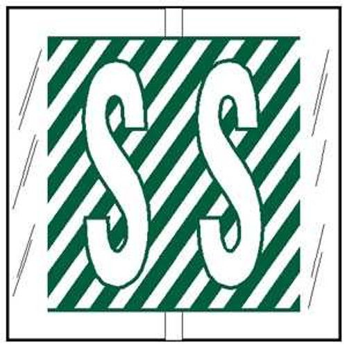 Col R Tab 12119 Label Letter S 500/Roll