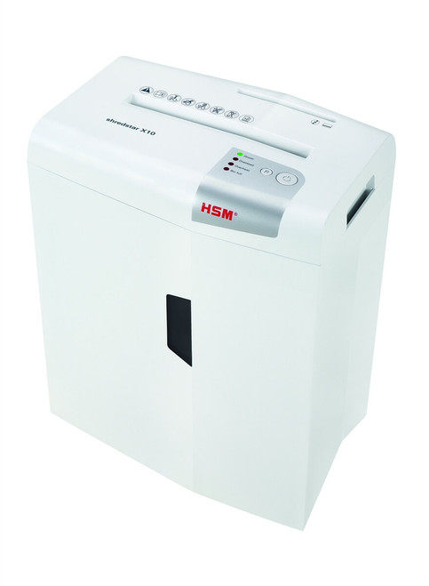 Shredstar X10 Cross-Cut Shredder, 10-Sheet Capacity, 5.3-Gallon Bin