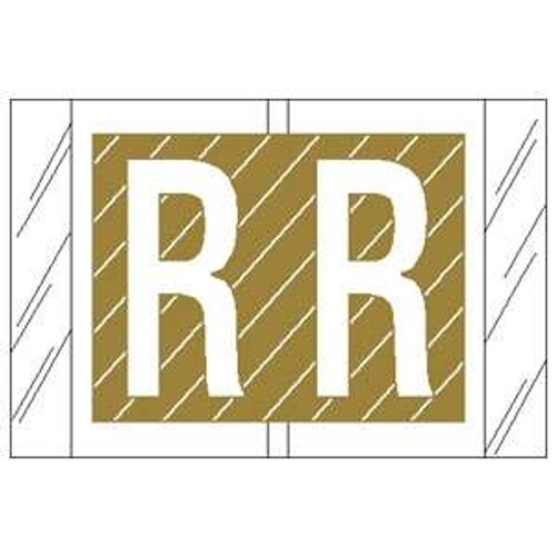 Col R Tab 12000 Label Letter R 500/Roll