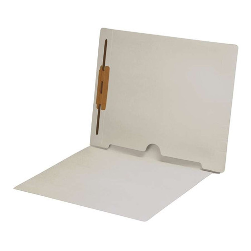 White Colored End Tab Pocket Folders Part Number S-09018-WHT