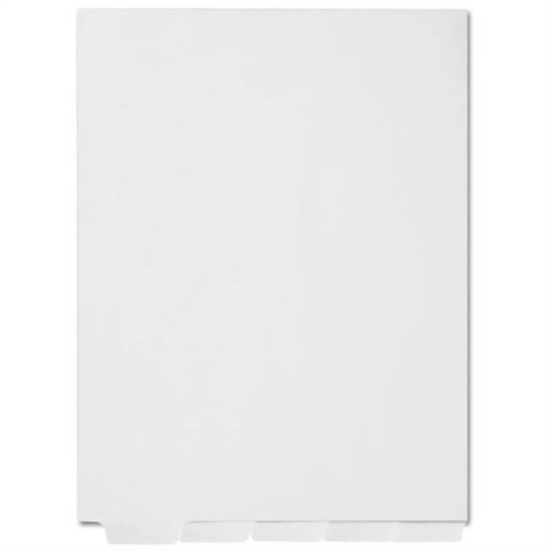 Blank Index Dividers Letter Bottom Tab 25 Sheets/Pk (SPB-BLK5) [Actual Picture]