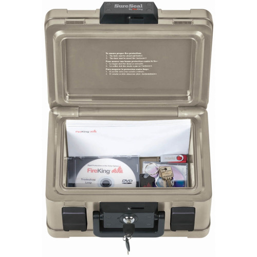 SureSeal by FireKing SS102 1/2-Hour Fire Rated Waterproof Chest, 0.15 cu ft