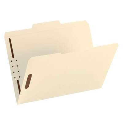 Smead 100% Recycled 2 Fastener File Folder, Manila (14547)