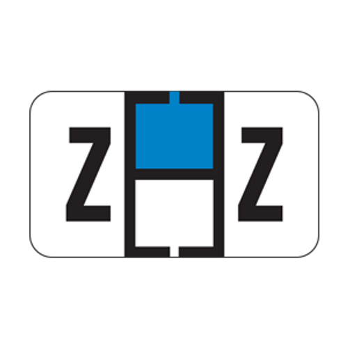 Traco Alpha Label Letter Z (500/Roll)
