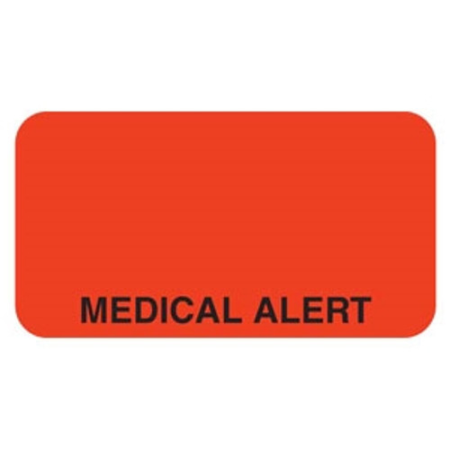Medical Alert Label, 1-5/8 x 7/8, 560/RL (V-MC218)