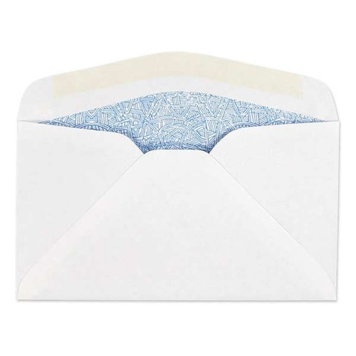 #6-3/4 Window Envelopes (3 5/8 x 6 1/2) 24lb White, Blue Tint, 500/BX