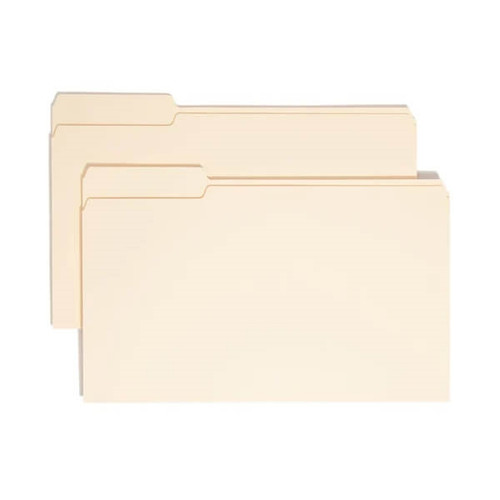 Smead File Folder, 1/3- Cut Tab Left Position, Legal, Manila (15331)