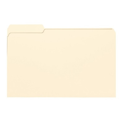 Smead File Folders, Legal Size, Standard 1/3-Cut Tab (Left Only), Manila, 100/Box