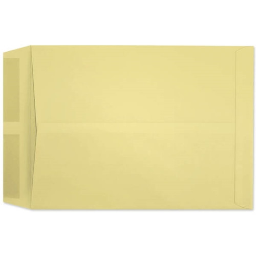 10 x 13 Canary Prism open end catalog envelope, 28 lb pastel colored sulphite paper, no window, carton of 500