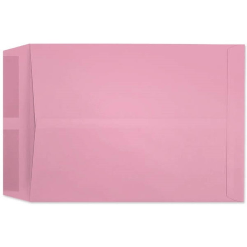 10 x 13 Pink Prism open end catalog envelope, 28 lb pastel colored sulphite paper, no window, carton of 500