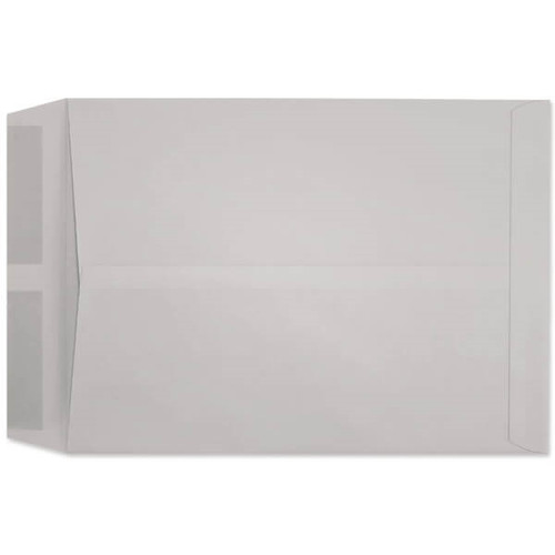 10 x 13 Gray Prism open end catalog envelope, 28 lb pastel colored sulphite paper, no window, box of 500
