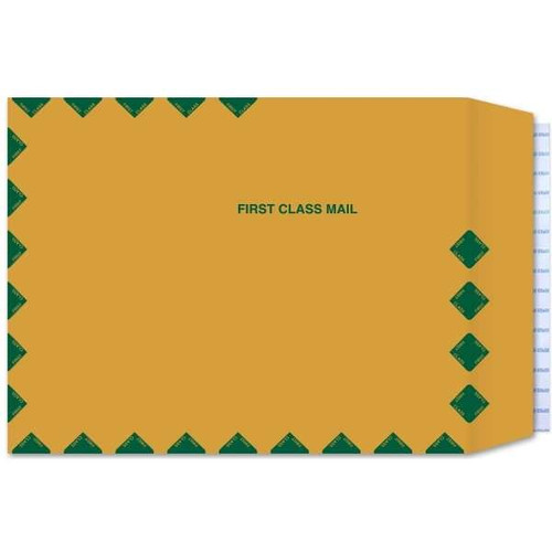 10 x 13 Roptex brown kraft First Class catalog envelope, 28 lb open end envelope with Kwik-Tak seal, carton of 500