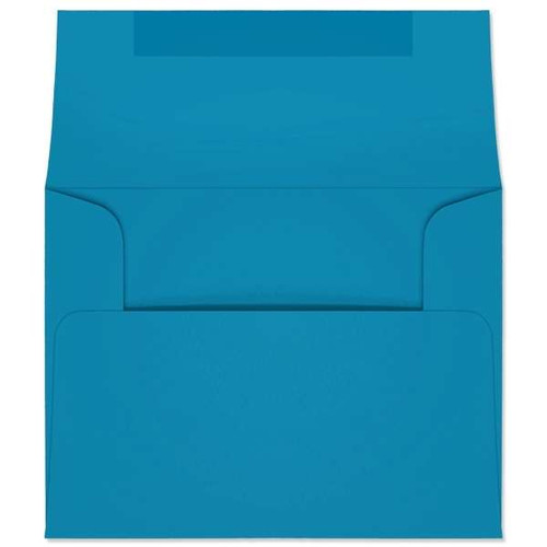 A-2 Blue Starburst announcement envelope, 4-3/8 x 5-3/4 inches, 24 lb brightly colored sulphite paper, box of 500
