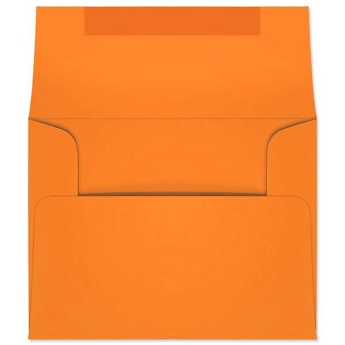 A-2 Tangerine Starburst announcement envelope, 4-3/8 x 5-3/4 inches, 24 lb brightly colored sulphite paper, box of 500