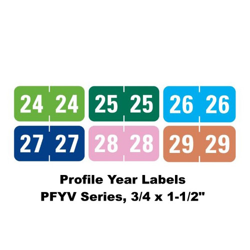 ProFile Year Labels, 2020–2029