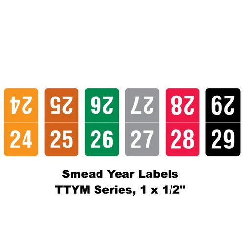 Smead TTYM Year Labels