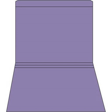 Purple straight-cut letter size file folder with reinforced top tab, 11-point stock, no fasteners