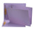 Smead Colored End Tab Folders, Letter Size, 3/4" Exp, Fastener Pos 1/3, 11pt Lavender, 50/Bx