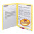 Smead End Tab Folders, Letter Size, 11pt, 2-Ply, Two Fastners [F13], Yellow, 50/Box