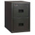 FireKing Turtle 2-Drawer Fireproof File Cabinet in Textured Black color, with all drawers closed.
