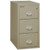 FireKing 3-Drawer Fireproof File Cabinet in Pewter, 31" Deep, 1-Hour Fire-Rated, Letter Size