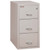 FireKing 3-Drawer Fireproof File Cabinet in Platinum, 31" Deep, 1-Hour Fire-Rated, Letter Size