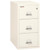 FireKing File Cabinet, 1-Hour Fire Rated, 3-Drawer, Legal Size, 31" Deep, Ivory White
