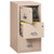FireKing Safe-In-A-File cabinet, 3 drawer legal size, 31 inch deep, champagne finish, open safe door and legal file drawer