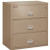 FireKing Lateral File Cabinet, 1-Hour Fire Rated, 3-Drawer, 38" Wide, Taupe