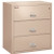 FireKing Lateral File Cabinet, 1-Hour Fire Rated, 3-Drawer, 38" Wide, Champagne