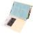 Smead 11pt End Tab Folders, Manila, Half-Pocket, Letter Size, One Fastener, 50/Box