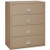 FireKing Lateral File Cabinet, 1-Hour Fire Resistant, 4-Drawer, Letter/Legal, 44" Wide, Taupe