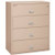 FireKing Lateral File Cabinet, 1-Hour Fire Resistant, 4-Drawer, Letter/Legal, 44" Wide, Champagne