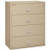 FireKing Lateral File Cabinet, 1-Hour Fire Resistant, 4-Drawer, Letter/Legal, 44" Wide, Parchment