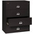 FireKing 4-4422-CBL lateral file cabinet empty drawer view