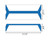 Acme Abgor Wrap-Around File Folder Labels, 3/4 H x 3 1/2 W, Blue, 240/Pack