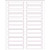 Acme Abgor Compatible Wrap-Around File Folder Labels, White