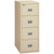 Parchment FireKing Patriot 4P1825-C four-drawer fireproof file cabinet shown closed