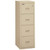 FireKing Turtle 4-Drawer Fireproof File Cabinet in Parchment color, with all drawers closed.