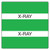Patient Chart Index Tabs, X-Ray, Lt Green, 1-1/2 x 1-1/2, 102/Pk (52123)