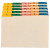 Smead Guides, Multi-Colored Fused Poly 1/5-Cut (A-Z), Legal (52180)