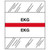 Medical Chart Index Tabs, EKG, Red, 1/2 x 1-1/4, 100/Pk (54525)