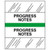 Medical Chart Index Tabs, Progress Notes, Lt. Green, 1/2 x 1-1/4, 100/Pk (54539)