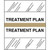 Medical Chart Index Tabs, Treatment Plan, Tan, 1/2 x 1-1/4, 100/Pk (54580)