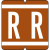 GBS/VRE Alpha Labels, 8848-Series, 1 5/16 H x 1 1/4 W, Letter R, Brown, 200/Pack, 61338