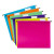 Smead Poly Assorted Hanging Folders with 1/5-Cut tabs (64030) Pack of 25