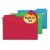 Smead FasTab Hanging File Folder, 1/3-Cut Built-In Tab, Legal Size, Assorted Colors, 18/Box