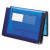Smead Poly Wallet, 2-1/4" Expansion, Letter Size, Blue (71953)