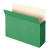 Smead File Pocket Straight-Cut Tab 5-1/4" Exp Letter Green (73236)