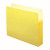 Smead File Pocket Straight-Cut Tab 5-1/4" Exp Letter Yellow (73243)